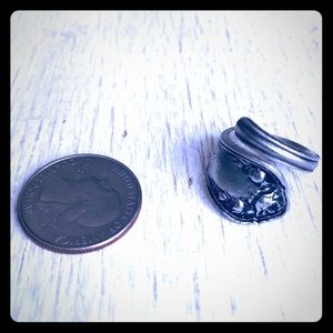 PEWTER SPOON RING! Size 5